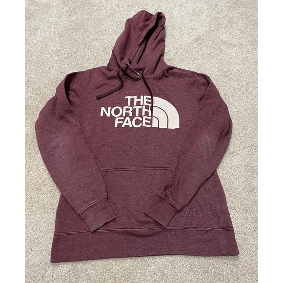 The North Face Women's S Maroon Hoodie - Picture 1 of 8